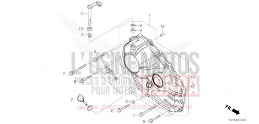 RIGHT CRANKCASE COVER (NC750XA) NC750XAS de 2025